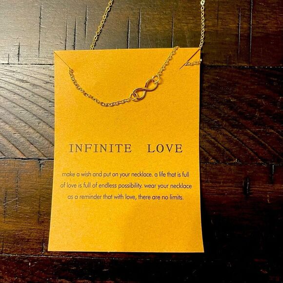 Infinite Love Positivity Necklace - Picture 1 of 2